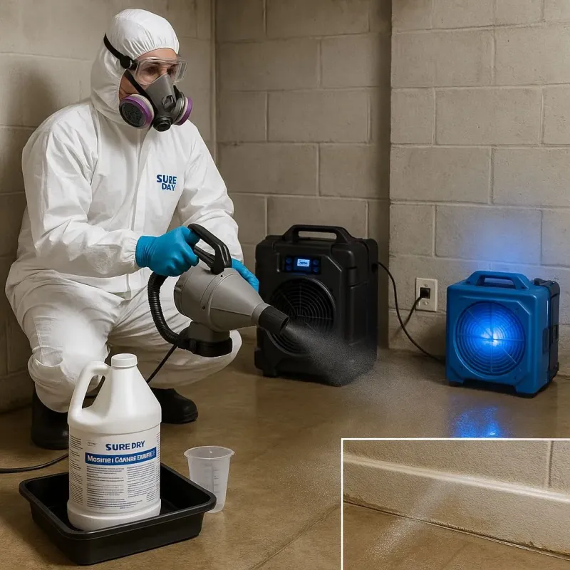 Sanitization and Odor Removal process in Northwood, OH